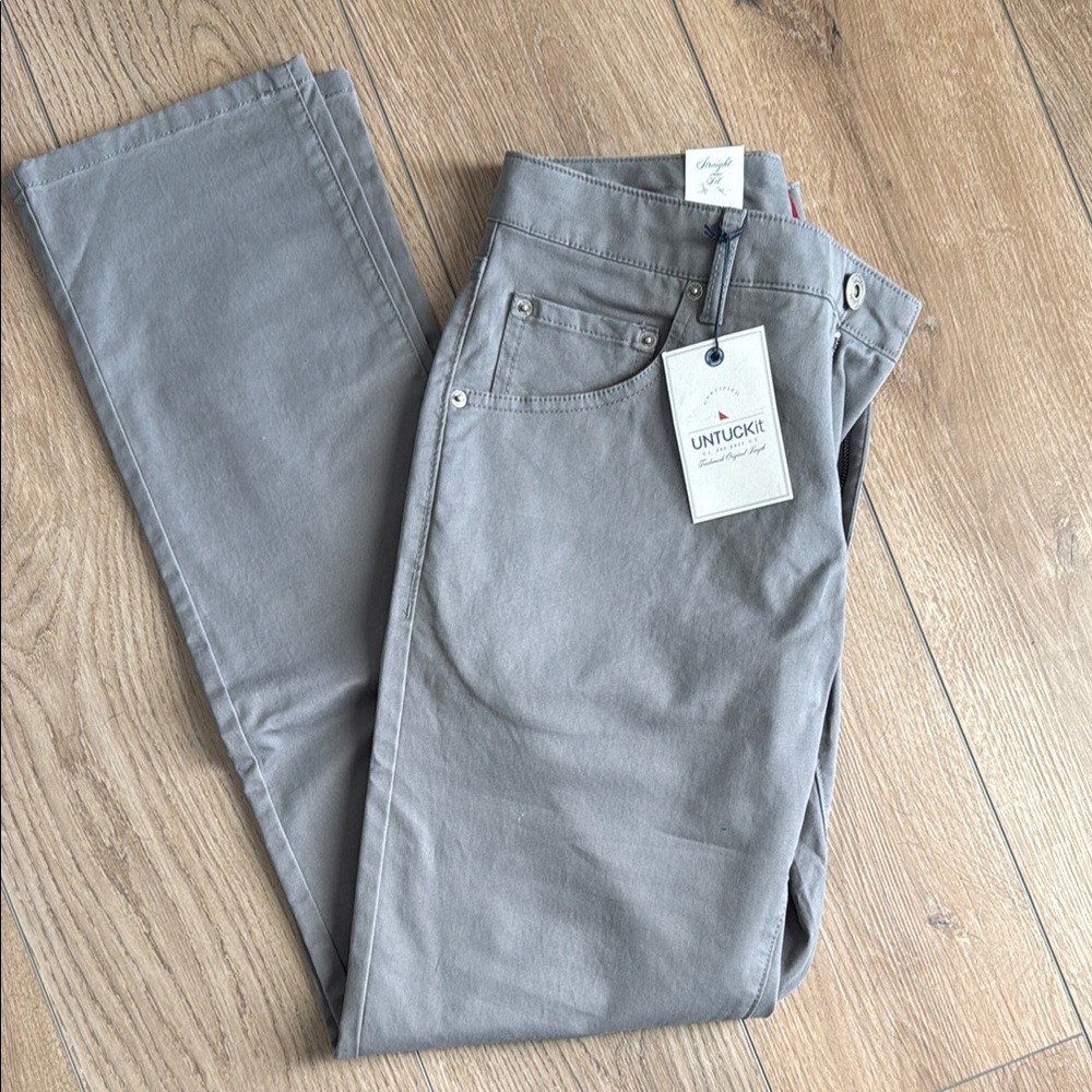 UNTUCKit Charcoal Casual Pants